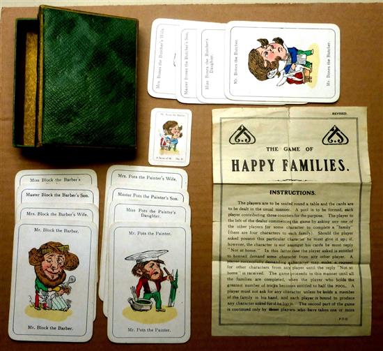 A Card Game of HAPPY FAMILIES by Jaques.